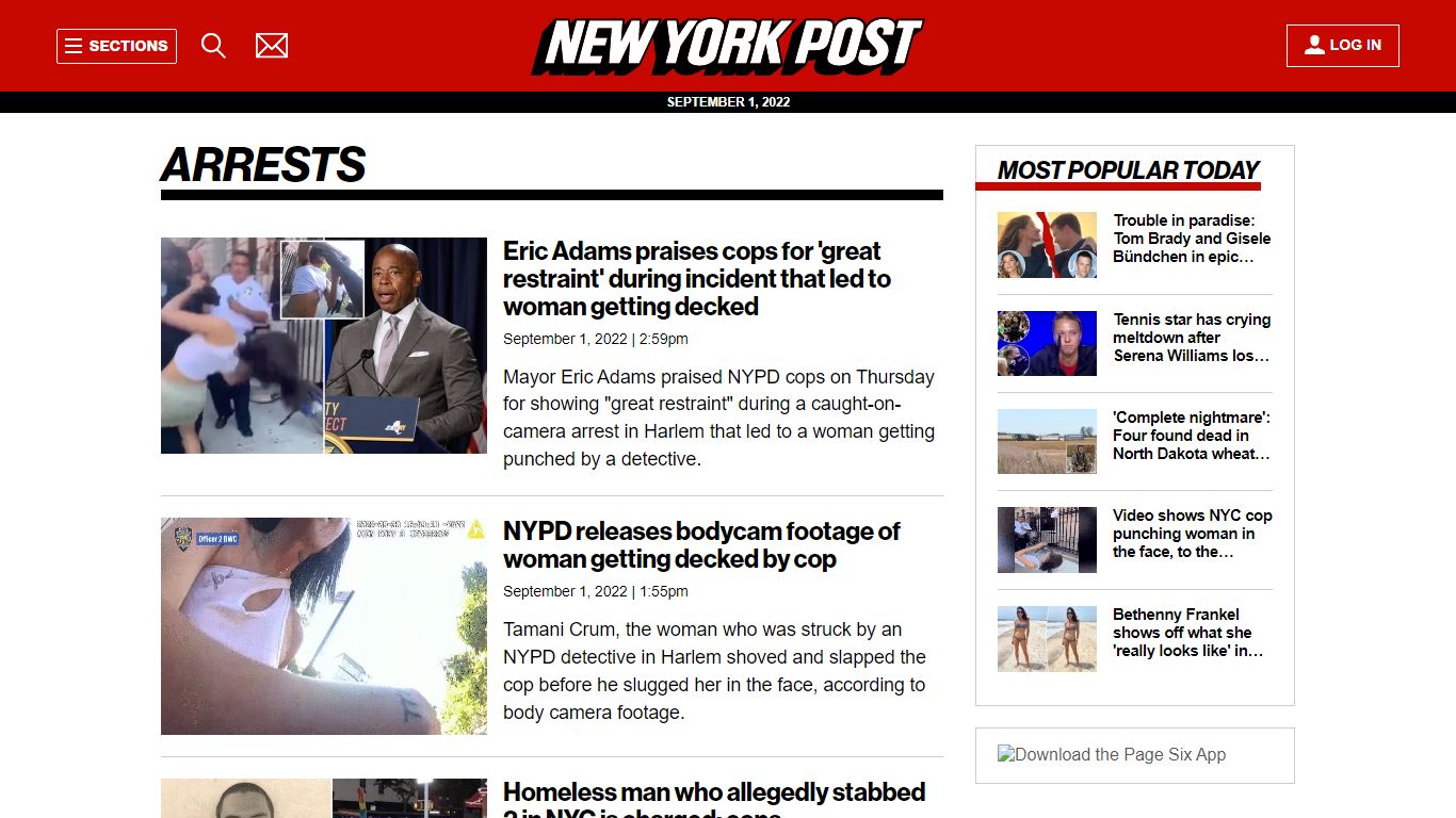 Arrests | New York Post